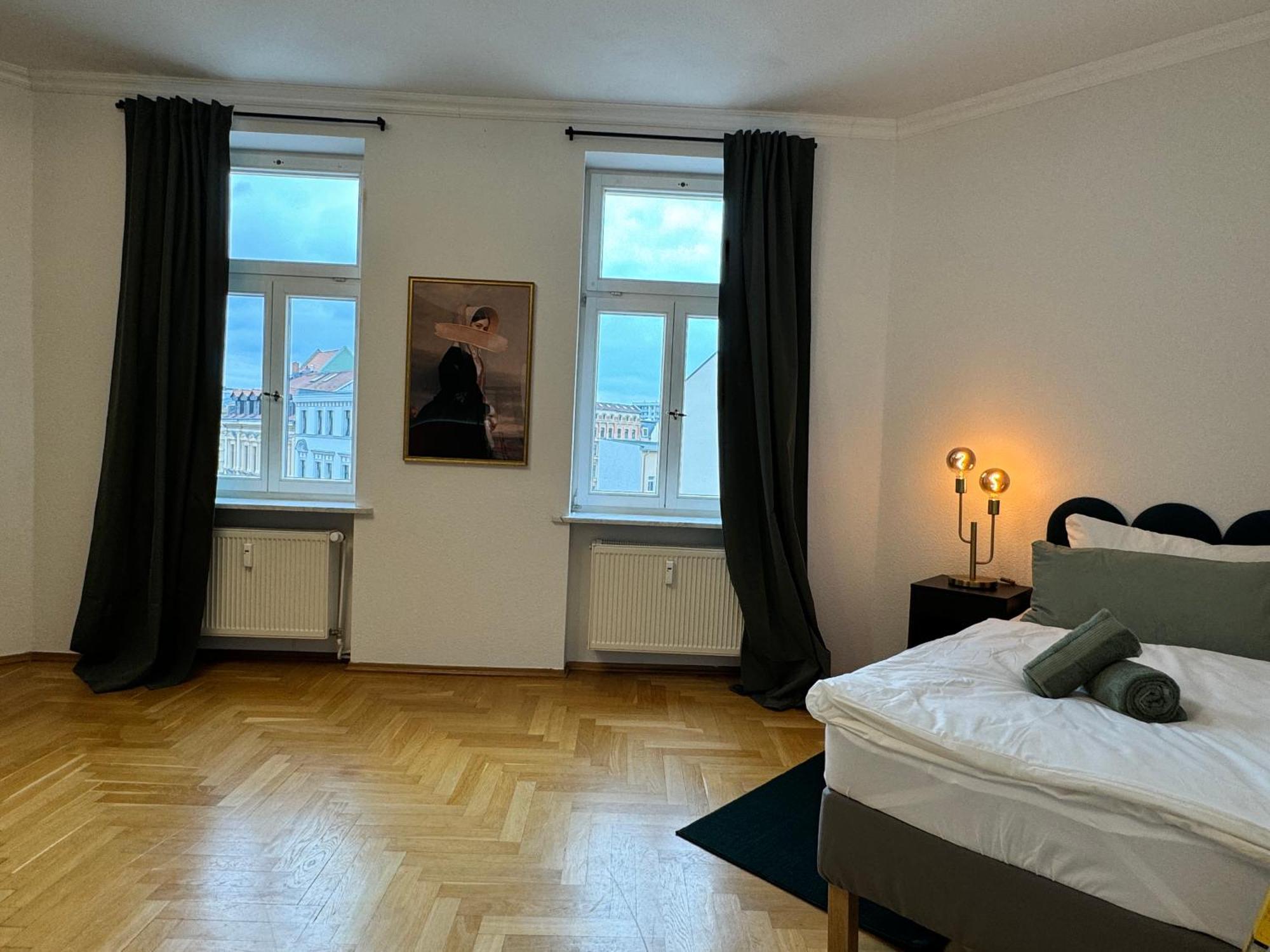 Rebelrents #4 Design Trifft Komfort - Einzigartiges Ferienapartment In Der Nahe Des Hauptbahnhofs Halle  Eksteriør bilde